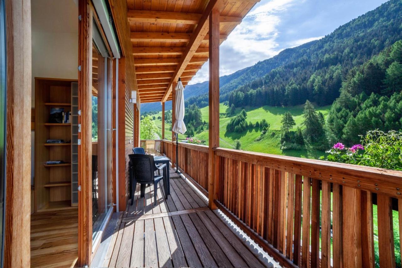 Pritscheshof Ferienwohnung Balkon Malles Venosta Exterior foto